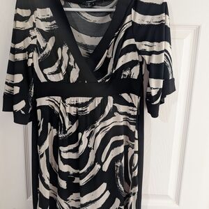 My Michelle Black and White Mini Dress